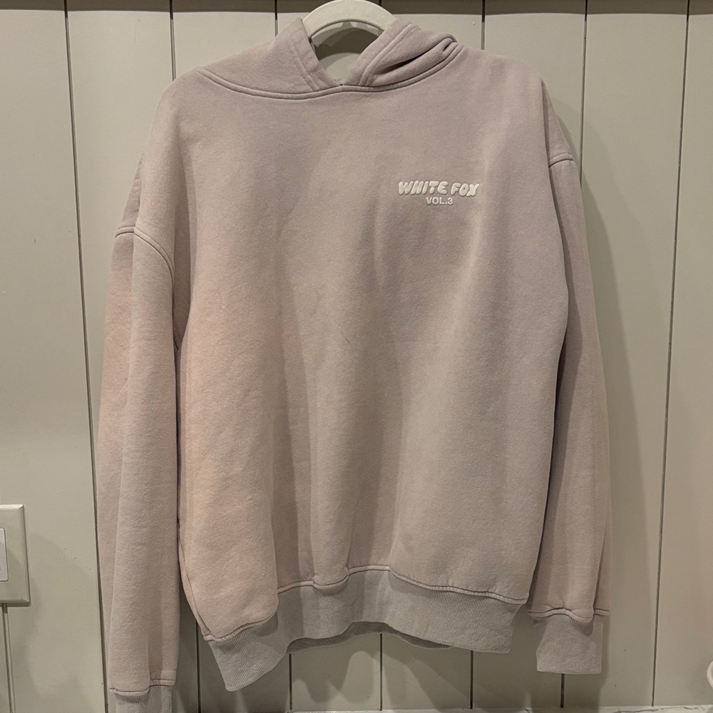 Women’s White Fox Gray Hoodie